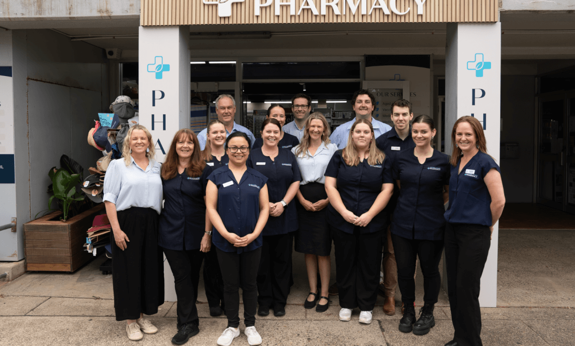 Flynn's Beach and  Lord Street Pharmacy